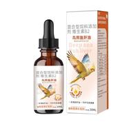 Generisch Huile de santé des oiseaux - 30 ml - Soutien naturel des os et brillance de plumage - Aide les os - Huile nutritive pour oiseaux - Pour la récupération de la saison de reproduction