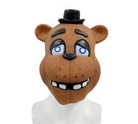 Generisch Hworks Cinq nuits Freddy Bear Headwear Latex Full Face Mask Comedy Cosplay Costume Props for Halloween Party