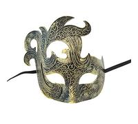 Generisch Hworks Masque de cosplay avec couronne de princesse pour femme