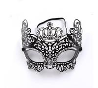 Generisch Hworks Masque de cosplay avec strass pour Halloween Demi-masque en métal
