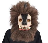 Generisch Hworks Nian Beast Masque intégral en latex pour cosplay, fête d'Halloween