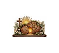 Generisch Il a fait revivre des décorations de Pâques, des scènes de résurrection dans des tombes vides, des décorations de plateau et des décorations d'église. (Kaki, 10 x 8 cm)