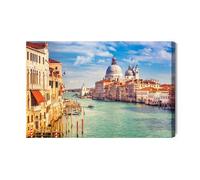 Generisch Impression sur toile Venise par une belle journée - Décoration murale moderne et impression d'art - Tableaux muraux pour salon, chambre à coucher, cuisine, couloir - XXL - 30 x 20 cm