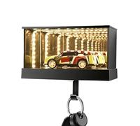 Generisch Infinity Porte-clés de garage - Avec éclairage LED pour décoration infinie de couloir - Support d'organisation de clés de garage | Pour portes d'entrée, couloir, appartement, chambre