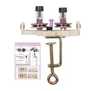 Generisch Instructions de fil de table : 17 x 10. 6 x 5,5 cm Enrouleur double face | Accessoire de crochet pratique | L'appareil assure une gestion facile du fil amis et familles