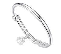 Generisch Intelligentes Paar Verbundenes Armband Armband Mädchen Pong Silber Handzirkulation Susen Little Qing Anfänger Schmuck Rotes Armband Mit 7 Knoten, Einheitsgröße, Métal, Pas de gemme