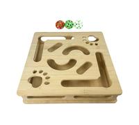 Generisch Interactive Cat Toy Bite - Puzzle de résistant à la mâchoire, boîte petite, moyenne et grande, cour, porches, jardins, pelouse, intérieur, petit, moyen, grand cour de porches, jardins