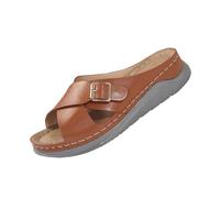 generisch Jack Chaussures pour femme avec sangle épaisse et respirante Chaussures de plage Chaussures de plage Chaussures de sport pour femme 39-42, marron, 42 EU