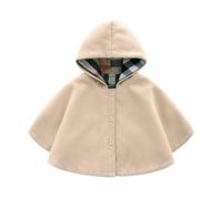 Generisch Jack Will Capes thermiques pour bébé garçon et fille Vêtements de voyage pour nouveau-né Laine Coupe-vent Prix littérature allemand pour jeunes, beige, 12-18 mois