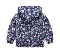 Generisch Jacke Kleinkind Jungen Mädchen Sonnenschutz Jacken Druck Cartoon Kapuzen Oberbekleidung Zip Mäntel, Bleu, 10-12 ans
