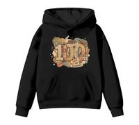 Generisch J'ai survécu à 67 + 33 jours d'école - Sweat à capuche 100e jour d'école pour garçons et filles - T-shirt à manches longues avec imprimé, Noir , 6-7 ans