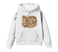 Generisch J'ai survécu à 67 + 33 jours d'école - Sweat à capuche 100e jour d'école pour garçons et filles - T-shirt à manches longues avec imprimé, Blanc., 6-7 ans