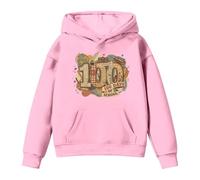 Generisch J'ai survécu à 67 + 33 jours d'école - Sweat à capuche 100e jour d'école pour garçons et filles - T-shirt à manches longues avec imprimé, Rose, 6-7 ans