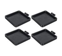 Generisch Jardinière 4 pièces sans perçage - Présentation moderne | Soucoupe murale pour pot de fleurs, étagère de rangement pour intérieur, maison, salon, chambre à coucher, cuisine, bureau
