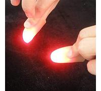 Generisch Jeu amusant avec doigts clignotants (rouge, taille unique)