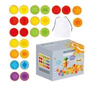 Generisch Jeu d'association en Forme d'œuf, Jouet sensoriel d'apprentissage des Couleurs, Jeu de réflexion pour, Jeu de développement précoce pour Encourager Les capacités cognitives