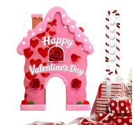 Generisch Jeu de golf de Saint-Valentin - Activité de Saint-Valentin pour l'intérieur | Parcours de golf avec clubs et balles pendant les vacances | Parfait pour les golfeurs, les couples, la famille