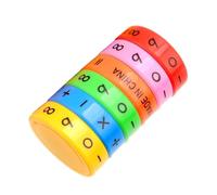 Generisch Jeu de manipulation de mathématiques - Jeu de multiplication de chiffres cylindriques - Jouet de développement du cerveau - Cube d'éducation précoce - Jouet éducatif pour à partir de
