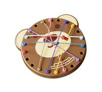 Generisch Jeu de puzzle de démêlage en corde - Jeu de voyage interactif et puzzle de tri, jeu de puzzle et d'adresse - Pour salle de classe parent-enfant à partir de 3 ans - Adultes comme anniversaire