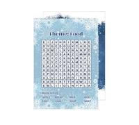 Generisch Jeu de recherche de mots d'hiver 2026 - Rencontres calmes lors des fêtes ! Puzzle de recherche de mots en gros caractères pour adultes, livre d'activités de Noël, livre de poche