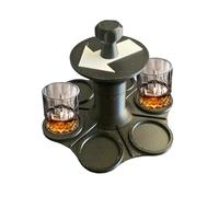 Generisch Jeu de roulette à boire - Jeu de roulette de tir | Accessoires de fête pour l'extérieur, Halloween, camping, couples célibataires, soirée, bar, piscine, cupidon