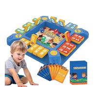 Generisch Jeu de société - Jeu de voyage - 54 cartes de tâches, jeu amusant pour 2 à 4 joueurs lors de réunions entre amis et adultes