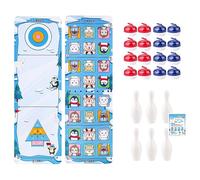 Generisch Jeu de table 2026 | Jeu de puzzle compétitif et pliable pour fêtes | pour toute la famille | Convient aux adultes (bleu, 40 x 120 cm)