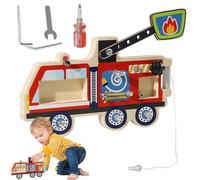 Generisch Jeu de Tournevis en Bois pour - Kit d'outils de menuiserie pour - Jouet sûr et Inoffensif pour l'école, la Maternelle, Les activités en Plein air, la Maison, Le Parc