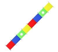 Generisch Jeu pour enfants Parachute | Jouet en parachute arc-en-ciel | Appareil de jeu pour enfants Activités coopératives Entraînement Teambuilding Sport Aire de jeux