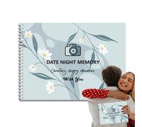 Generisch Jeux de couple à gratter pour les soirées de rendez-vous, idées pour journal souvenir romantique de jeunes mariés, 547 g, jeux de nuit, parfait pour s'amuser et se connecter, 29 x 21 x 1,2
