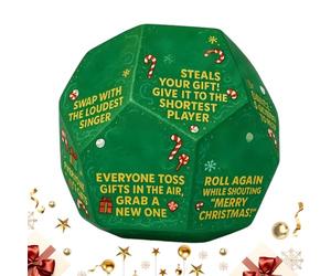 Generisch Jeux d'échange de cadeaux de Noël, lutin de Noël, jeu de dés cadeaux, activité de groupe pour les fêtes, les soirées familiales, les anniversaires