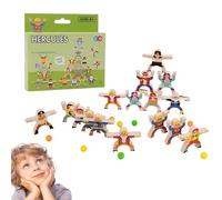 Generisch Jeux d'empilage pour | Blocs de Construction interactifs empilables | Blocs de Construction interactifs à empiler et à Construire | pour Filles, Adultes, Adolescents, Maison