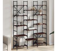 Generisch Jiangboyue-838872 Bibliothèque aspect chêne 127,5 x 28,5 x 172,5 cm