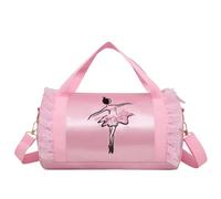 Generisch Joli sac de danse de ballet pour robe tutu, sac de danse, personnalisé pour filles, sac de voyage ballerine, tablier de cuisine avec poches, Rose, Taille unique