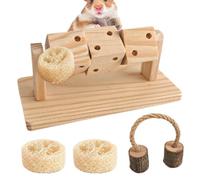 Generisch Jouet à mâcher en bois pour hamster