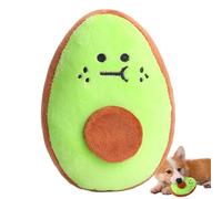 Generisch Jouet à mâcher en peluche pour chiens, durable, fait du bruit, en forme d'avocat, nouveau produit croisé border, accessoires amusants pour animaux de compagnie, 12 x 7 x 4 cm, poids