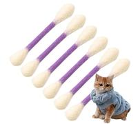 Generisch Jouet à mâcher pour chaton - Aide à la dentition des chatons - En bâtonnets de coton - Jouet à mâcher pour chat - Pour la maison et les déplacements - Pour jouer, s'entraîner et s'amuser