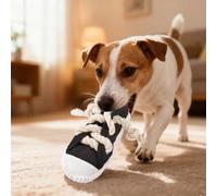 Generisch Jouet à mâcher pour chien avec corde, jouet à mâcher durable, jouet amusant en forme de chaussure pour chiens de petite et moyenne taille (B)