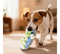 Generisch Jouet à mâcher pour chien avec corde - Jouet à mâcher durable pour les soins dentaires - Jouet amusant en forme de chaussure pour chiens de petite et moyenne taille (F)