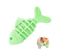 Generisch Jouet à mâcher pour chien - En forme de poisson - Jouet interactif à mâcher en silicone - Accessoire pour animaux de compagnie - Pour la maison, l'extérieur, l'entraînement dans le jardin