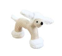 Generisch Jouet à mâcher pour chien, jeu de dentition pour animaux de compagnie, jouet à mâcher interactif couineur pour chien, à lancer et à rapporter, pour enrichir, soulager l'ennui, pour un