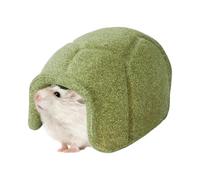 Generisch Jouet à mâcher pour hamster - En forme de carapace de tortue - Refuge naturel pour hamster - Pour chinchilla, gerbille - S'ennuyer, faire ses dents, jouer, se reposer