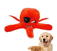 Generisch Jouet avec fonction couineur pour petits chiens, distributeur de friandises interactif, jouet en peluche pour chien, pour l'intérieur et l'extérieur, le jardin, l'entraînement seul, le parc
