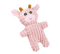 Generisch Jouet couineur en peluche pour chien - Jouet souple avec couineur - Jouet à mâcher pour chiot résistant aux morsures - Pour l'entraînement social et les jeux en plein air