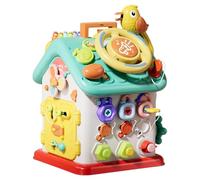Generisch Jouet cube coloré interactif à 6 faces avec module sonore, C | Jouet éducatif portable facile à utiliser à la maison, en voyage, pour les tout-petits