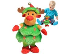Generisch Jouet Dansant - chantante en Peluche - Décoration de Noël - Musicale Interactive pour la Maison, Le Salon, Le Bureau, l'hôtel