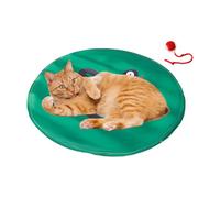 Generisch Jouet de chasse pour chat - Boule de chat activée par le mouvement avec tapis de jeu - Jeu de capture pour favoriser le comportement de chasse, favoriser les mouvements et lutter contre