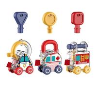 Generisch Jouet de Développement Clé et Serrure Voiture pour À partir de 1 an, Jouet éducatif pour Encourager La Motricité Et La Logique Jeu Éducatif Coloré pour Les Filles 14,2 X 7,7 X 10,1