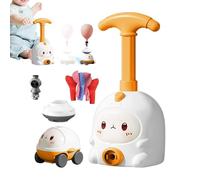 Generisch Jouet de lanceur de ballons, kit de pompes de voiture, activités manuelles gonflables en forme d'animal, kit de lanceur pour terrasse, parc, maison, cour, été, printemps