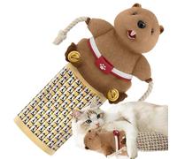 Generisch Jouet de lutte pour chat - Jeu d'enrichissement interactif - interactif avec cloche de jeu intégrée - Pour une utilisation dans la maison, le salon, l'entrée, l'appartement et